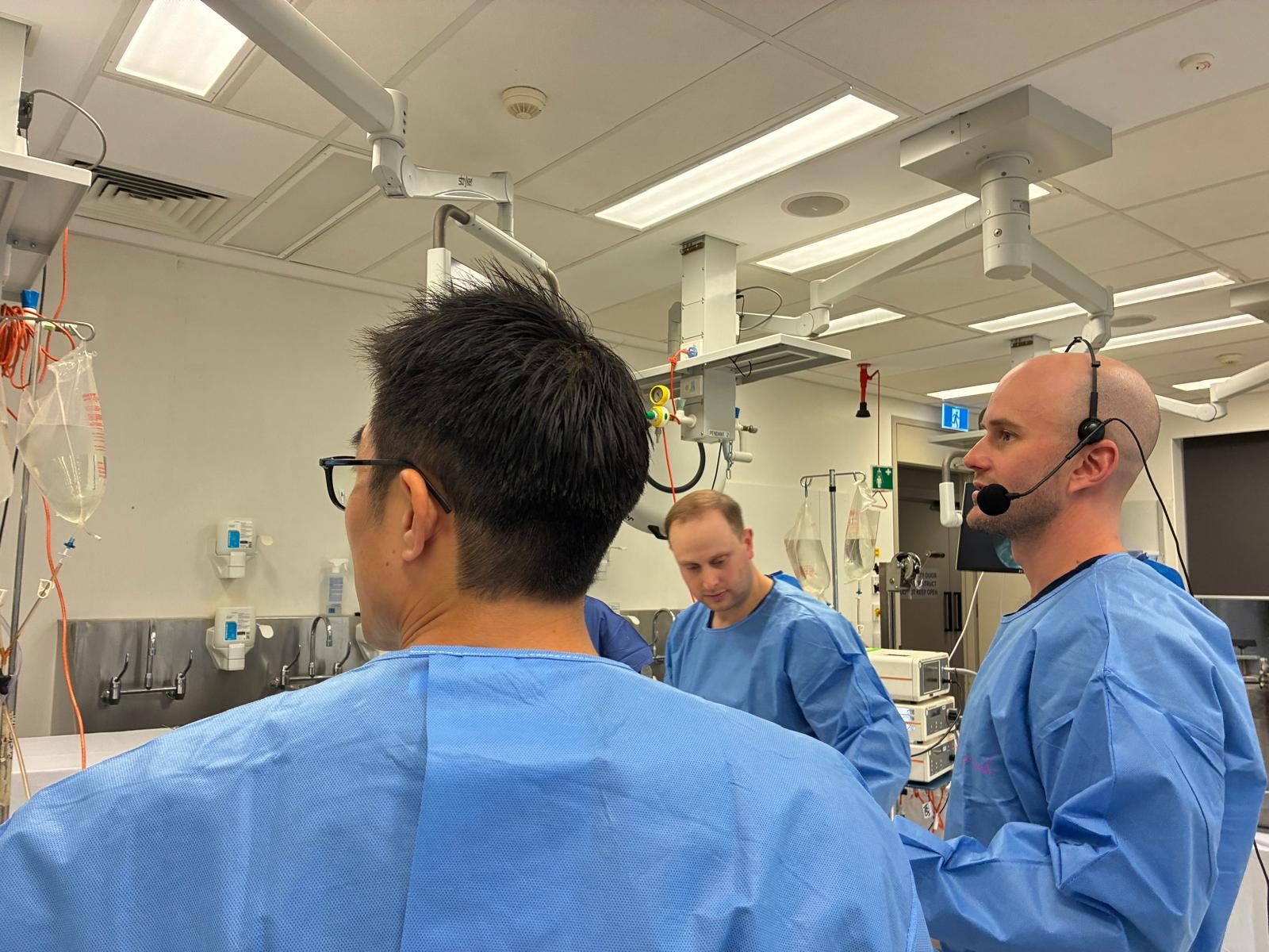 Dr Joe Coory instructing fellows in the cadaveric wet lab at the Fellows Shoulder Essentials Instructional Course, Sydney, 12 September 2026